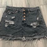 Brooklyn Karma  distressed denim skirt Photo 0