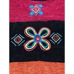 Allure Blazer Jacket Womens 2X Embroidered Colorblock Artsy Vintage Coogie Style Photo 13