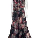 Rene Ruiz Collection V Neck Printed Organza A Photo 1