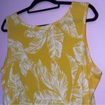 Susan Graver QVC Liquid Knit Yellow Floral Sleeveless Dress Photo 5