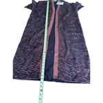 ZARA  Women's Animal Print Long Knit Cardigan Size Small Brown & Black Pockets Photo 12