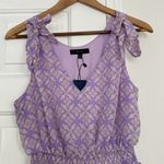 Eclair NWT lavender sleeveless top with smocked waist. Size M Photo 9