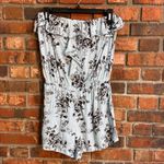 Angie  womens floral strapless ruffle rompers blue M Photo 6