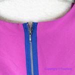 Enlo Pleated Tailored Crepe Berry Pink Fuchsia, women size 18W Purple Photo 9