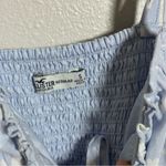 Hollister  Women Light Blue Floral Tiered Mini Sundress size S Photo 2