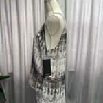 Calvin Klein NWT  Jeans Womens XL Sheer Lined-High Low Sleeveless Top Photo 2