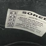 Sorel Women's Lennox Leather Lace-Up STKD WP Boots US6.5 Black / Sea Salt $190 Photo 9