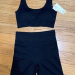 SheIn Premium Black 2 Piece Biker Shorts Set Size M Size M Photo 0