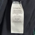 Vince Dress Striped T-Shirt Knotted Casual Short Sleeve Green Navy Size Large Photo 7