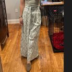 Adam Lippes Addam Lippes Belted Floral Cropped Trousers Pants Size 8 Wide Leg Designer $325 Photo 5