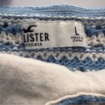 Hollister Blue and White Striped Knit Top‎ Photo 7