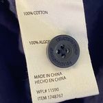 Weatherproof Vintage NEW Belted Button Down Short Sleeve Dress Blue Small Photo 6