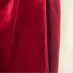 Harvé Benard Harve Bernard skirt Velour Crimson Red Faux Wrap Velvet Size 8 Holiday‎ Goth Photo 8