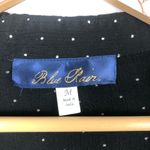 Blue Rain Francesca's Black Polka Dot Blouse Sz M Photo 2