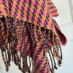 J.Crew  tan pink wool blend scarf Photo 2