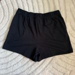 Nike  Women's Black Embroidered Lounge Shorts Size XL Photo 2