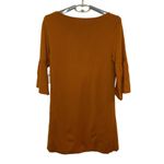Anthropologie NWT Moth Chester Bell-Sleeved Tunic Sweater Dress Orange Small Photo 9