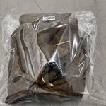 ZARA  Basic Women's‎ XS Army Green Leopard Animal Print Trench Coat Long Pockets Photo 9