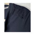 Nine West Loungewear Pajamas Long Sleeve Top and Pants Navy Photo 3