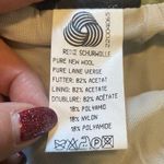 Geiger Wool 2 Piece Green Embroidered Floral Vintage Skirt Jacket Set Size 34 Photo 15