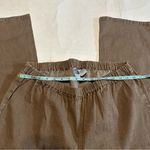 Diane Gilman Brown Casual Pants  VTG Elastic Waist Bootcut Flare XL Photo 3