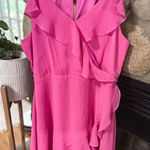 Francesca’s Miami Dress Pink Size L Photo 0