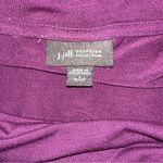 J. Jill • Wearever Collection Deep Purple 3/4 Sleeve Cowl Neck Size L Petite Photo 4