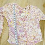 Free People NEW  ruched long sleeve Photo 6