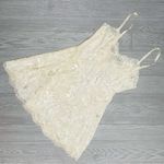 Victoria's Secret Nwt Vintage white & gold label Victoria secret lace teddy nightgown lingerie Photo 1