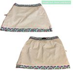 Talbots  PURPLE, BLUE & GREEN COTTON FLORAL SKIRT (8) Photo 8