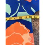 Kate Spade  Size 8 Multicolor Floral Stripe Print Short Sleeve Shirt Hi Low Hem Photo 7