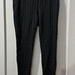 No Tag Pin Stripe Black Pants in XS Photo 0