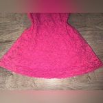 Victoria's Secret Victoria’s Secret RARE Y2K HOT PINK LACE Mini Lingerie Dress Large Photo 5