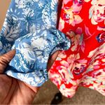 THE PIONEER WOMAN | Colorful Boat Neck Mixed Floral Print Tunic Top Sz L Red Size L Photo 5