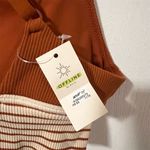 Aerie  Size XS Ribbed Stripe Hem Strappy Scoop Sports Bra‎ Medium Support NWT Photo 6