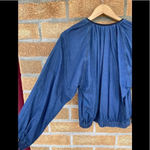 Lanvin X Acne bomber jacket medium Blue Photo 7