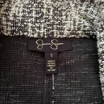 Jessica Simpson Fiona Faux Leather Marled Blazer Jacket Photo 6