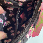 Vera Bradley Elephant Print Black Pink Purse Handbag Paisley Vintage Shoulder Photo 9