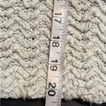 Free People  Women's Oversized Frayed Knit Sweater - Light Mint Green size Medium Photo 9