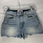 PINK - Victoria's Secret PINK Victoria’s Secret High Waisted Light Wash Denim Jean Shorts Size 4 Photo 1