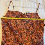 EXPRESS Printed Satin Cowl Neck Asymmetrical Hemi Maxi Slip Dress Size M Photo 5