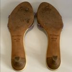 Burberry purple tassel sandals shoes 36.5 6.5 Italy RARE HTF DESIGNER Photo 3