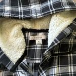 Adam Levine Hooded Sherpa Lined Flannel Shirt Photo 4