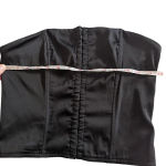 Superdown Sexy Cute Black Satin Cailyn Corset Top Size Small Photo 7