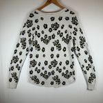 CAbi  Leopard Print Button Down Cardigan‎ Kiki Sweater Large Women's 5277 Photo 1