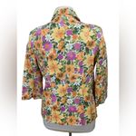 Jaclyn Smith Multicolor floral cotton blazer Photo 1