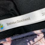 Beachsissi NWOT  Padded Animal Print & Black Bikini Top Medium Photo 2