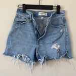 Abercrombie & Fitch The 4” Mom Short Curve Love High Rise Size 25 Photo 3