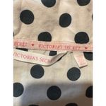 Victoria's Secret  Pink Black Polka Dot Pajama Shirt Top M M Photo 3