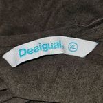 Desigual  Womens Olive‎ Green Floral Shirt XL Photo 3